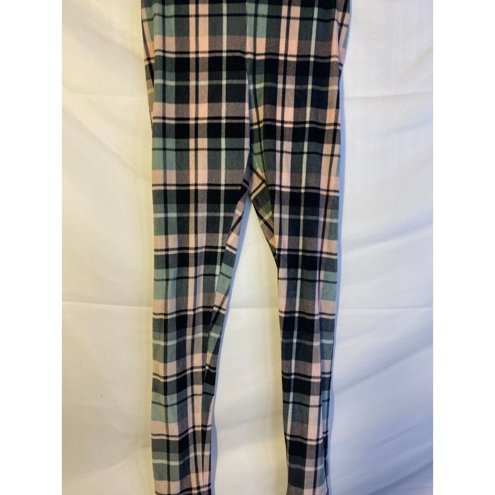 Climateright Women’s Plaid Fleece Pajama Pj Lounge Pants Size XS Grannycore